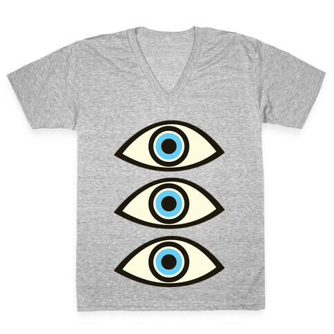 Evil Eye V-Neck Tee Shirt
