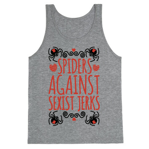 Spiders Against Sexist Jerks Tank Top