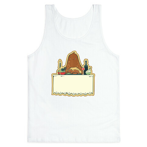 And Big Foot dined alone Tank Top