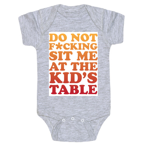 THE KIDS TABLE Baby One-Piece