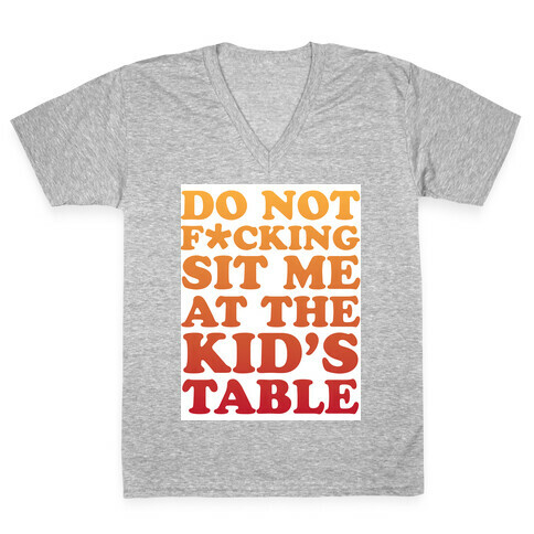 THE KIDS TABLE V-Neck Tee Shirt
