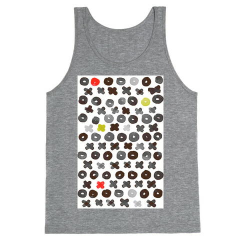 XOXO Hugs and Kisses Pattern Tank Top