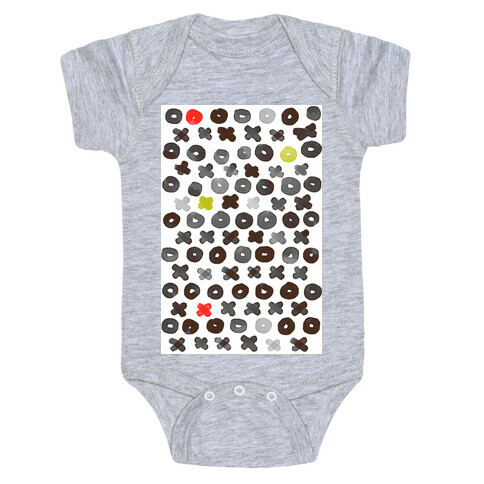 XOXO Hugs and Kisses Pattern Baby One-Piece