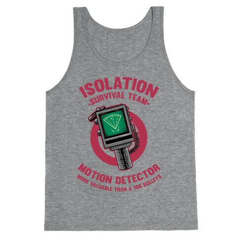 Isolation Survival Team Motion Detector Tank Top