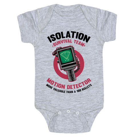 Isolation Survival Team Motion Detector Baby One-Piece