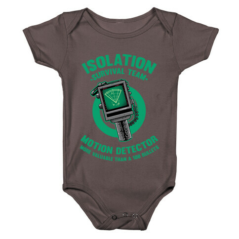Isolation Survival Team Motion Detector Baby One-Piece