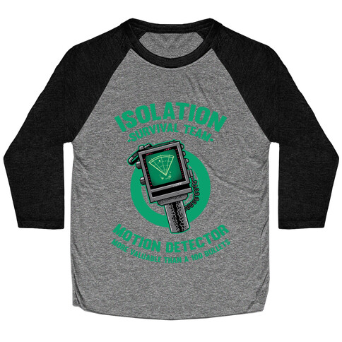 Isolation Survival Team Motion Detector Baseball Tee