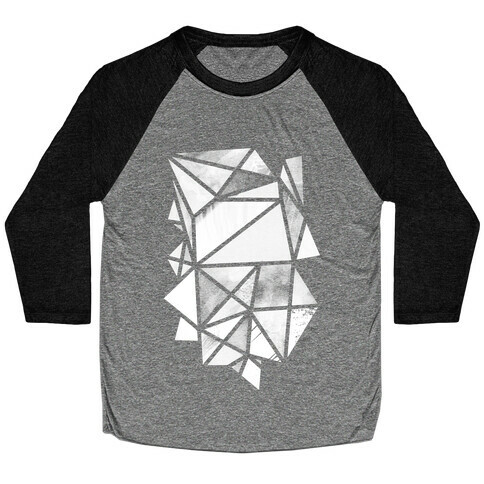 Geometric Collage Baseball Tee