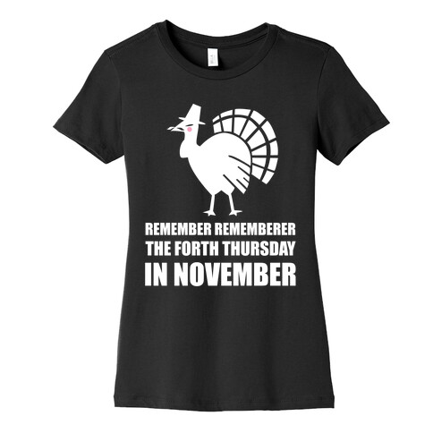 Guy Fox Turkey Womens T-Shirt