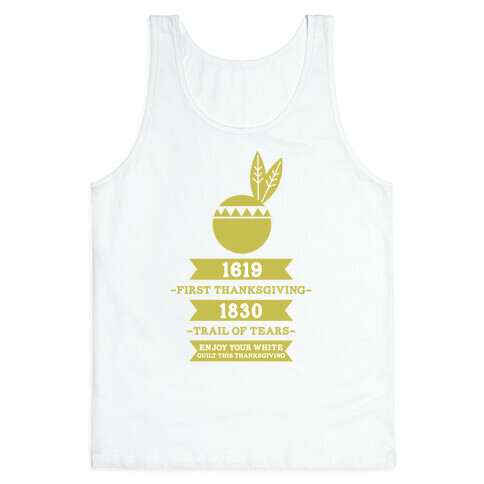 White Guilt Tank Top