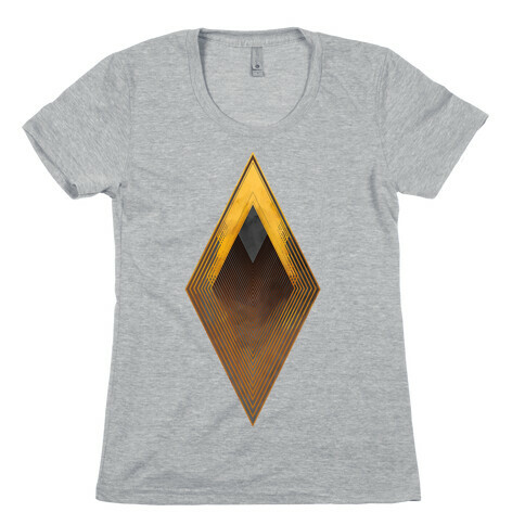 Golden Diamond Womens T-Shirt