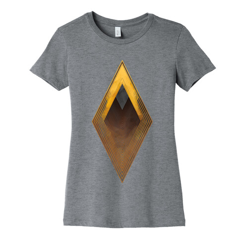 Golden Diamond Womens T-Shirt