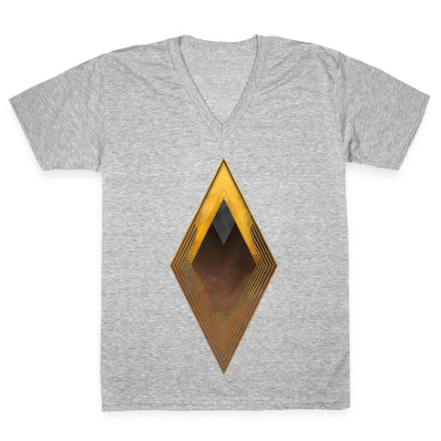 Golden Diamond V-Neck Tee Shirt