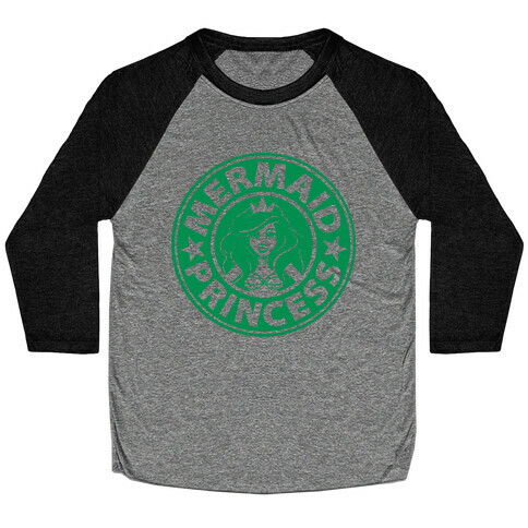 Mermaid Coffee Baseball Tee