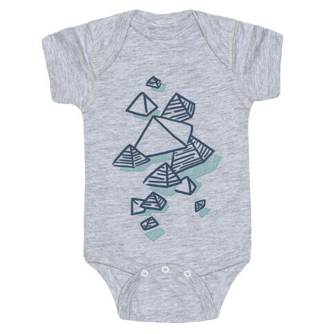Geometric Pyramids Baby One-Piece