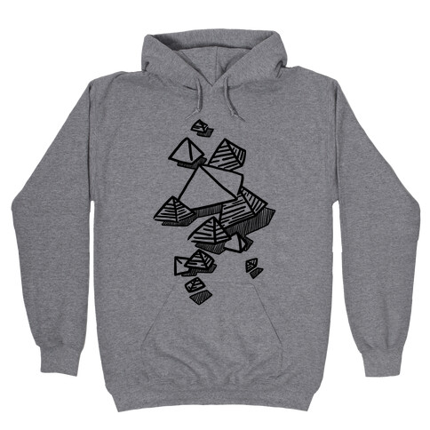 Geometric Pyramids Hooded Sweatshirt