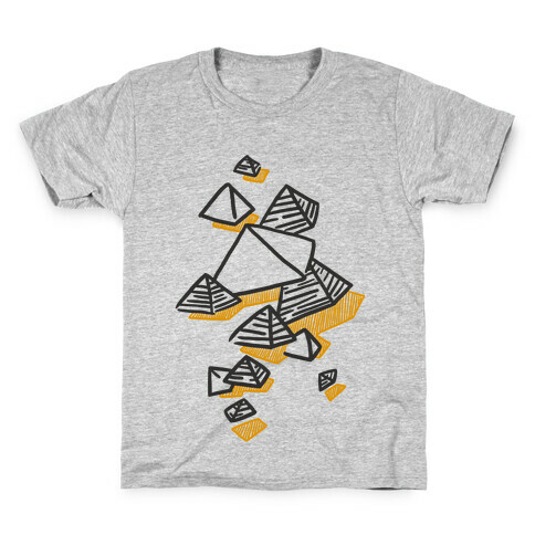 Geometric Pyramids Kids T-Shirt