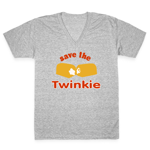 Save the Twinkie! V-Neck Tee Shirt