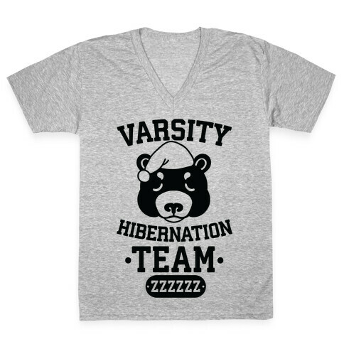 Varsity Hibernation Team V-Neck Tee Shirt