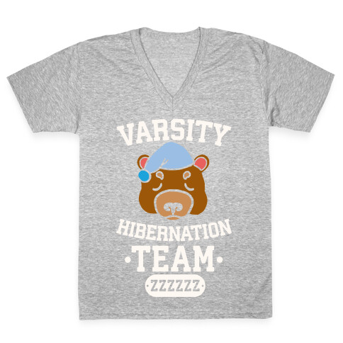 Varsity Hibernation Team V-Neck Tee Shirt