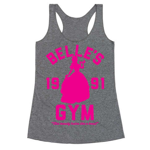 Belle's Gym Racerback Tank Top