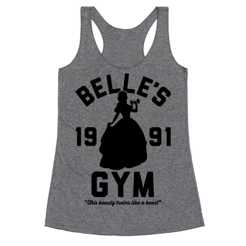 Belle's Gym Racerback Tank Top