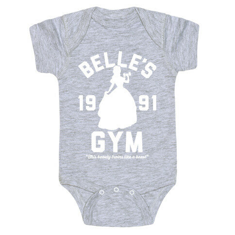 Belle's Gym Baby One-Piece