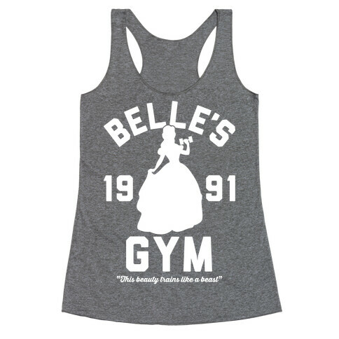 Belle's Gym Racerback Tank Top