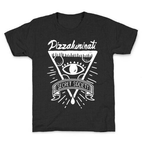 Pizzaluminati Secret Society Kids T-Shirt