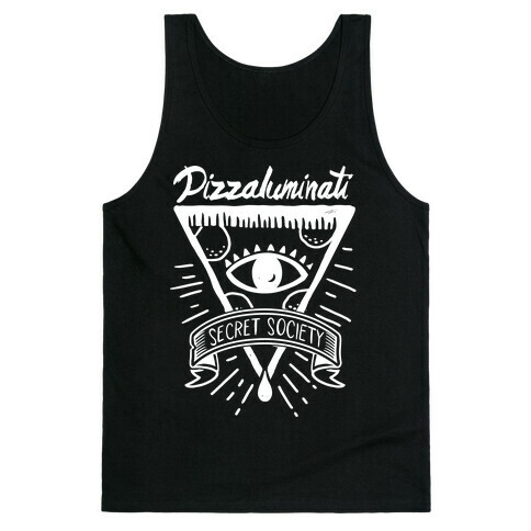 Pizzaluminati Secret Society Tank Top