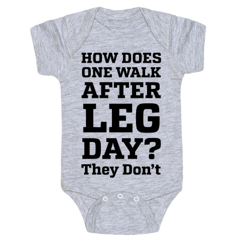 How Does One Walk After Leg Day? They Don't Baby One-Piece