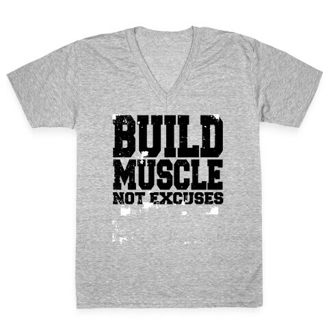 Build Muscle V-Neck Tee Shirt