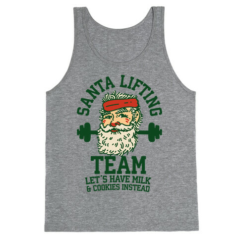 Santa Lifting Team Tank Top