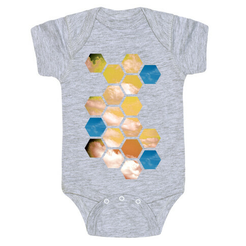 Cloud Collage Baby One-Piece
