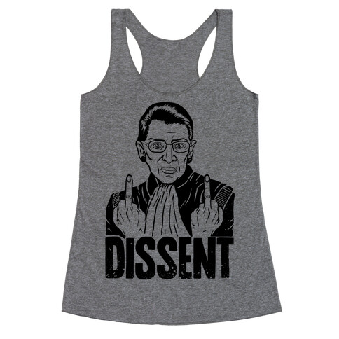 Ruth Bader Ginsburg Dissent Racerback Tank Top