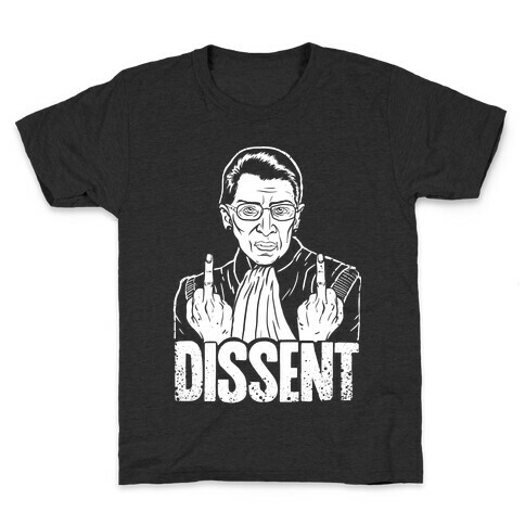 Ruth Bader Ginsburg Dissent Kids T-Shirt