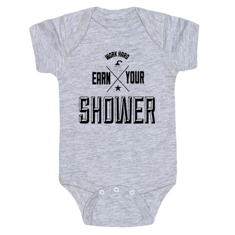 Earn Your Shower Baby One-Piece