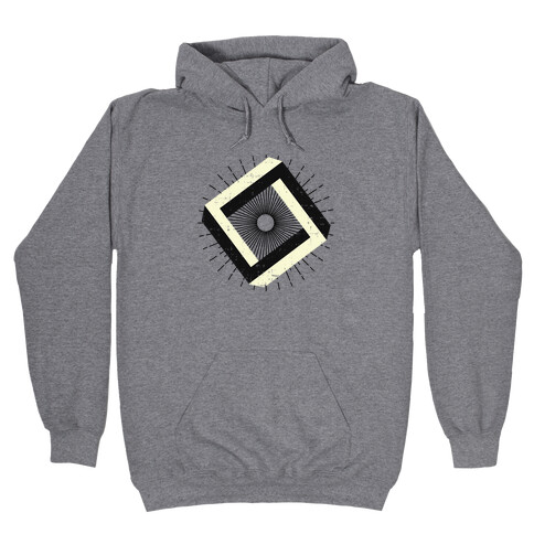 3D Geometric Square Hooded Sweatshirt