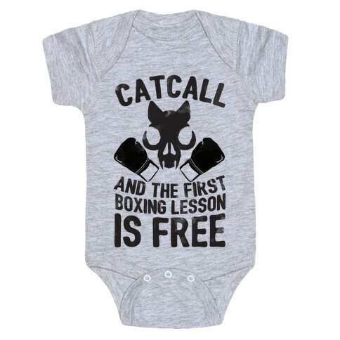 Catcall And The First Boxing Lesson Is Free Baby One-Piece