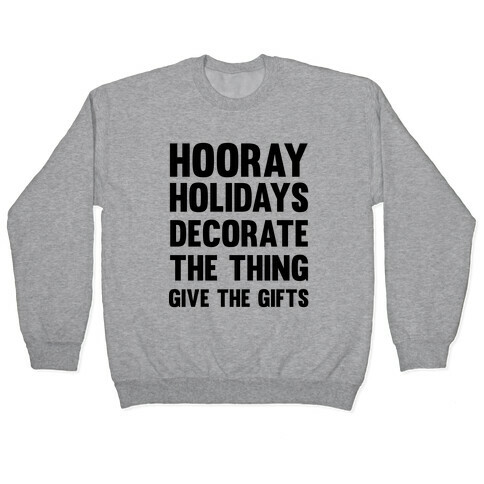 Hooray Holidays Pullover