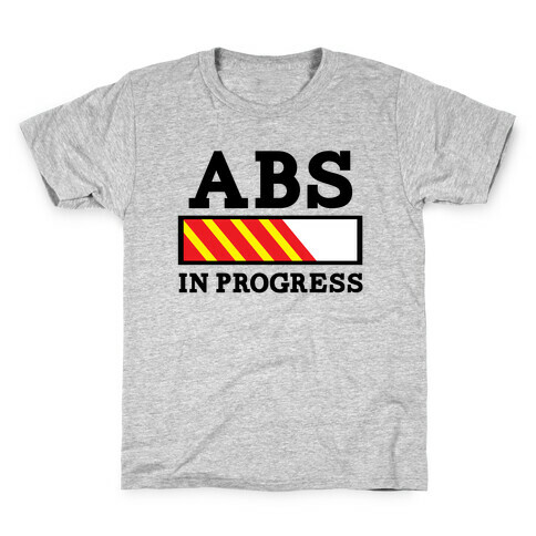 Abs in Progress Kids T-Shirt