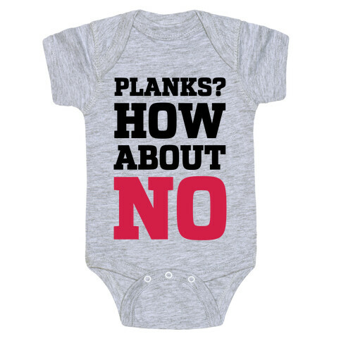 Planks? How About No Baby One-Piece