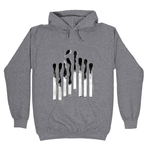 Burnt Out Matches Hooded Sweatshirt