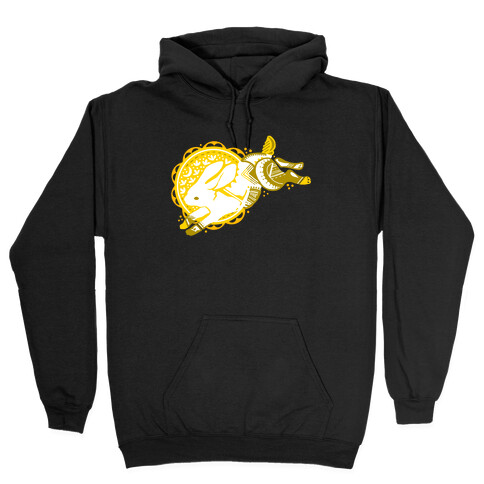 Tribal Rabbit Hooded Sweatshirt