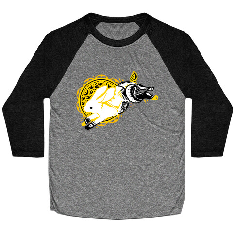 Tribal Rabbit Baseball Tee