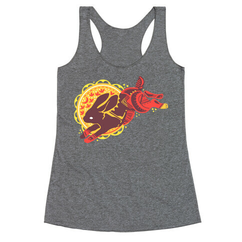 Tribal Rabbit Racerback Tank Top