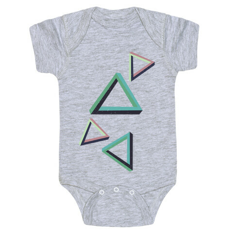 The Impossible Triangle Baby One-Piece