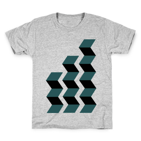 Geometric Folding Screen Kids T-Shirt