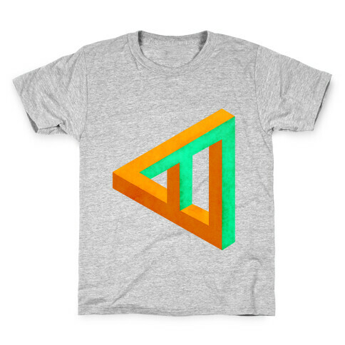 Triangle Optical Illusion Kids T-Shirt