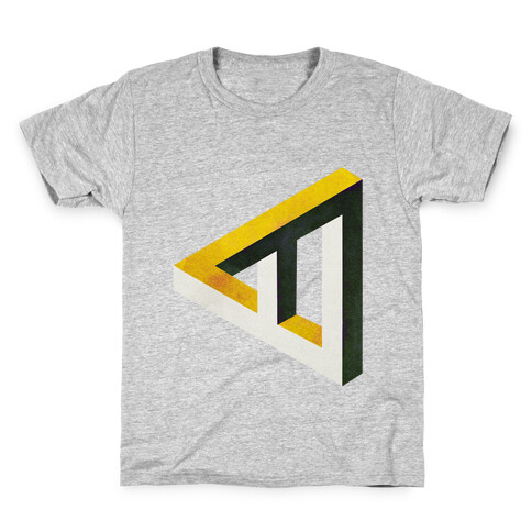 Triangle Optical Illusion Kids T-Shirt